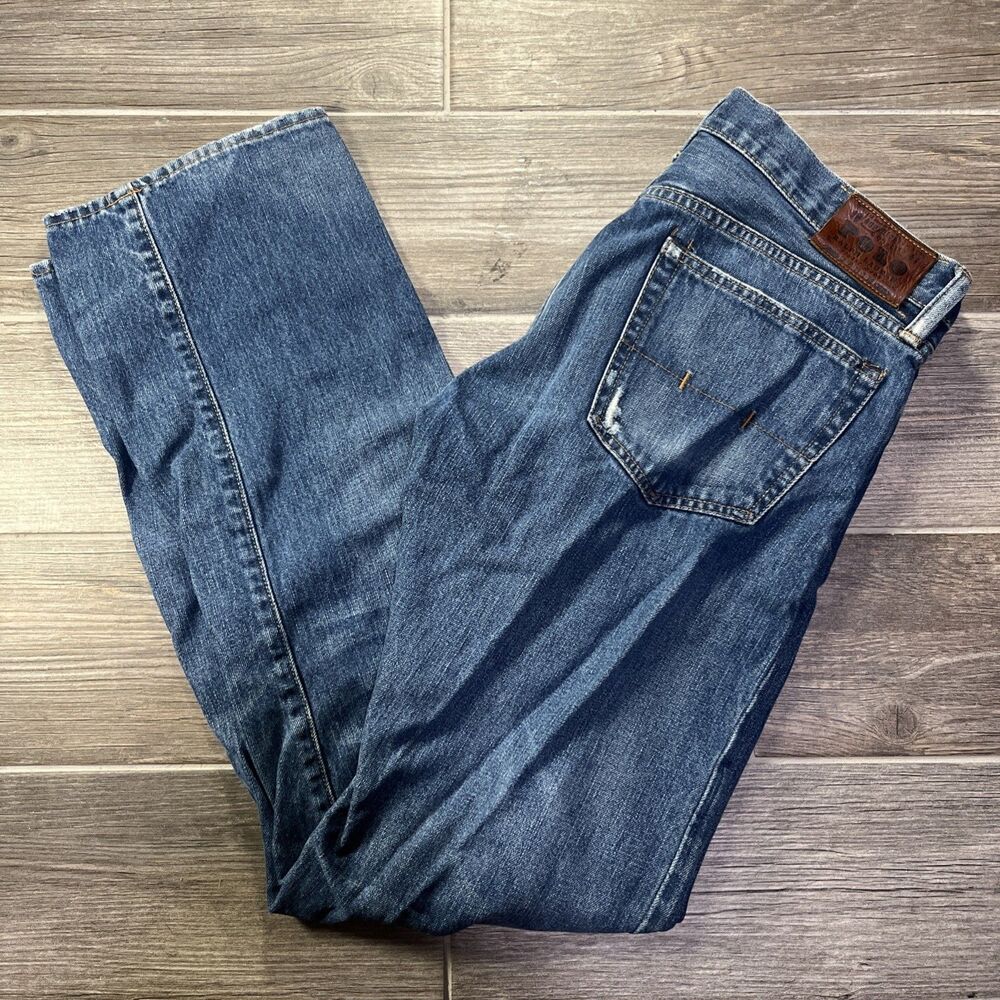Polo Ralph Lauren Jeans Mens 34x34 Blue 867 Classic Fit Medium Wash Denim